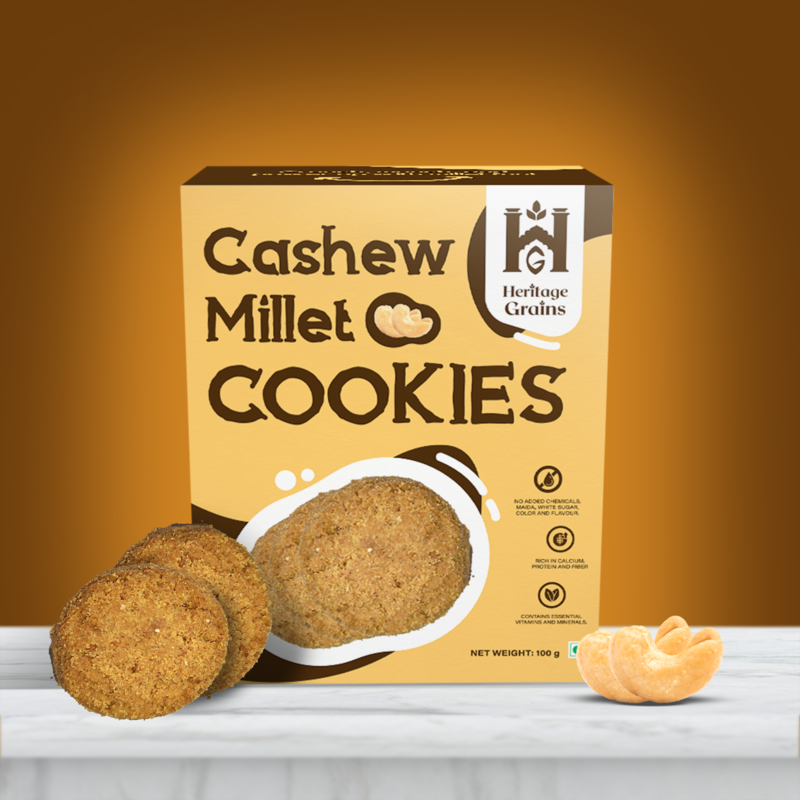 Cashew Millet Cookies