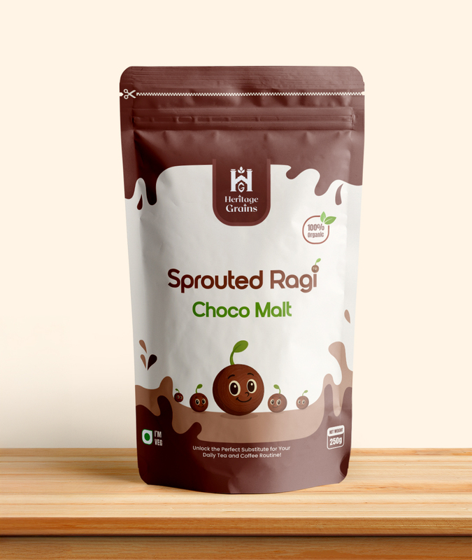 Sprouted Ragi Choco Malt Sprouted Ragi Choco Malt